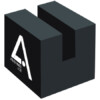 Socle pour panneau Cube Bois