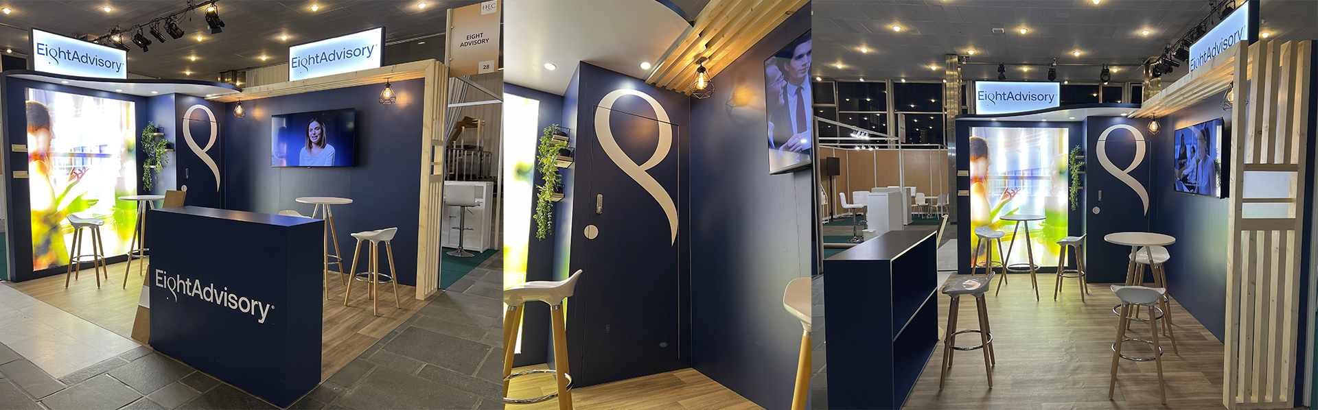 Stand Menuiserie Sur-Mesure pour Eightadvisory 3