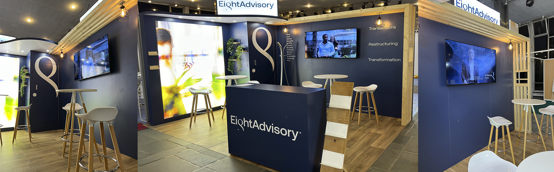 Stand Menuiserie Sur-Mesure pour Eightadvisory 4