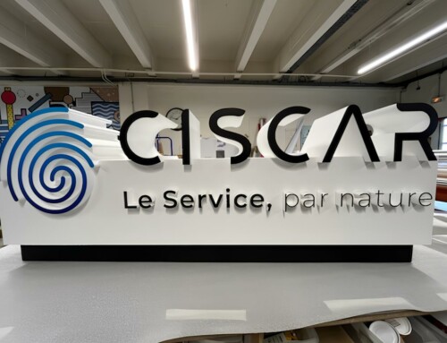 Nouvelle collaboration avec Ciscar : une décoration murale sur mesure pour les bureaux de Boulogne