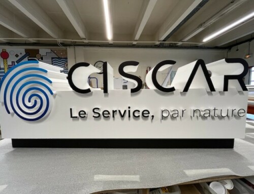 Nouvelle collaboration avec Ciscar : une décoration murale sur mesure pour les bureaux de Boulogne
