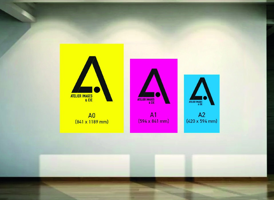 Formats affiches A0 A1 A2
