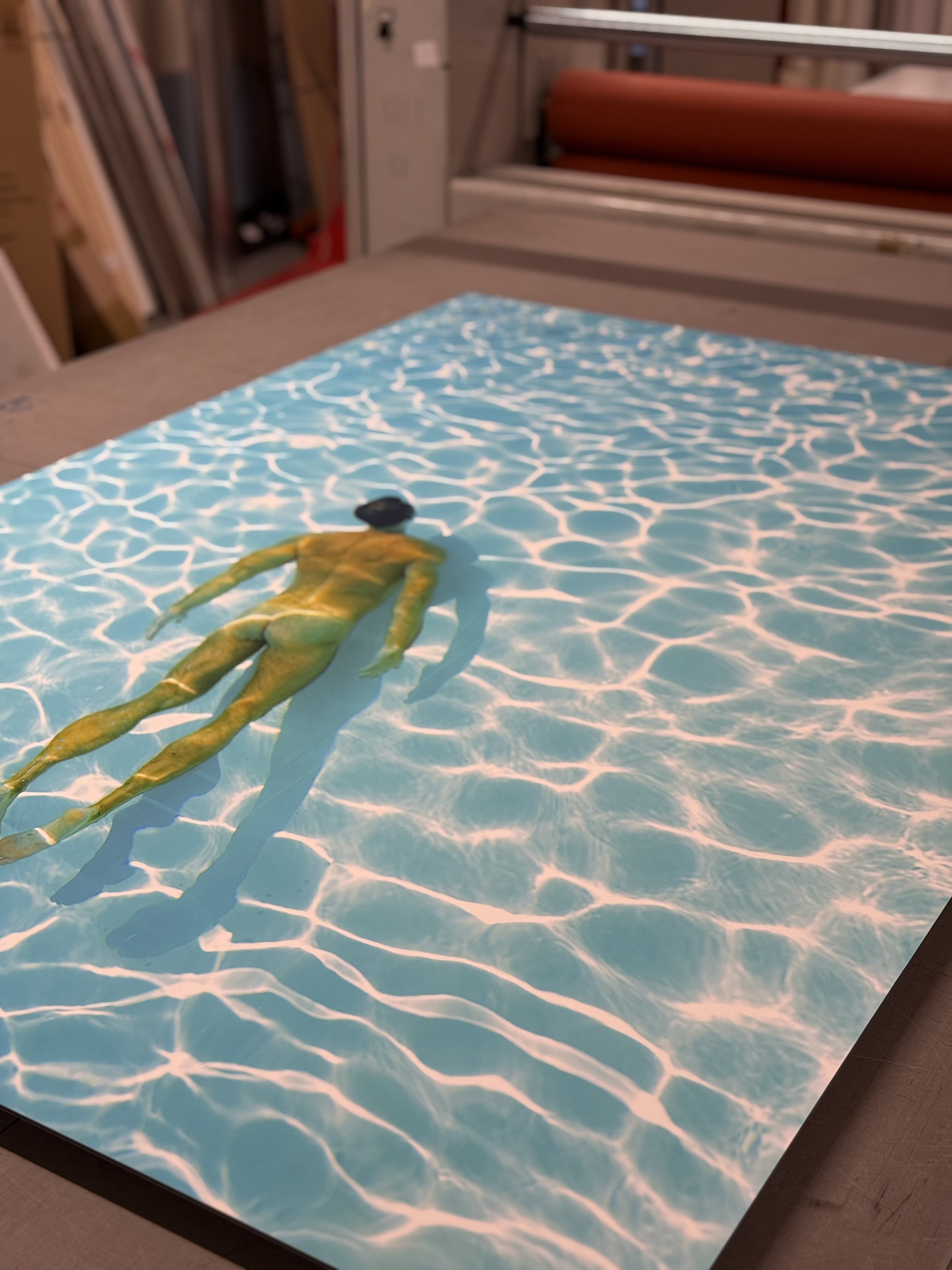 Tirage Fine Art contrecolle Dibond chassis