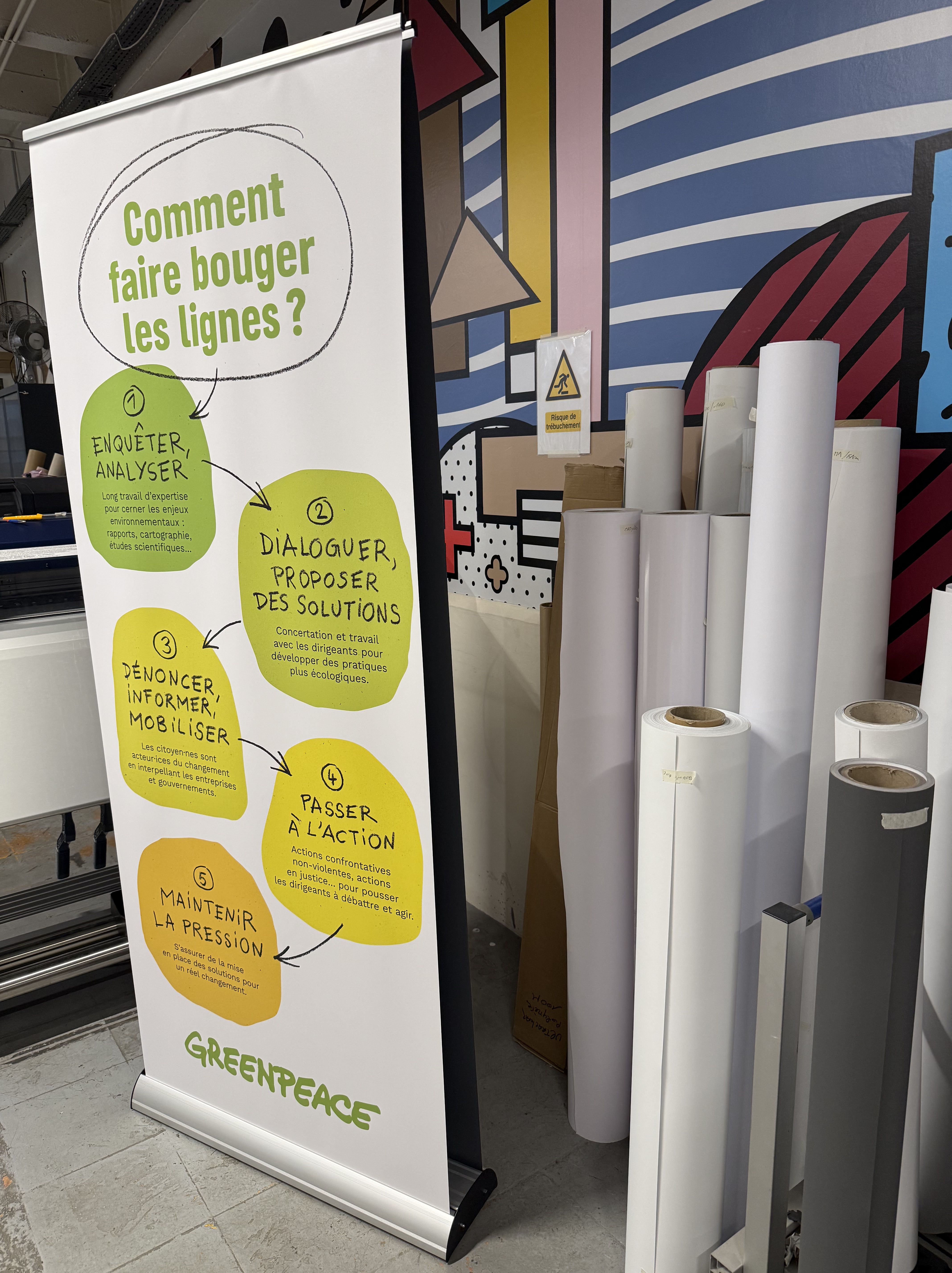 Impression bache sans PVC eco-responsable