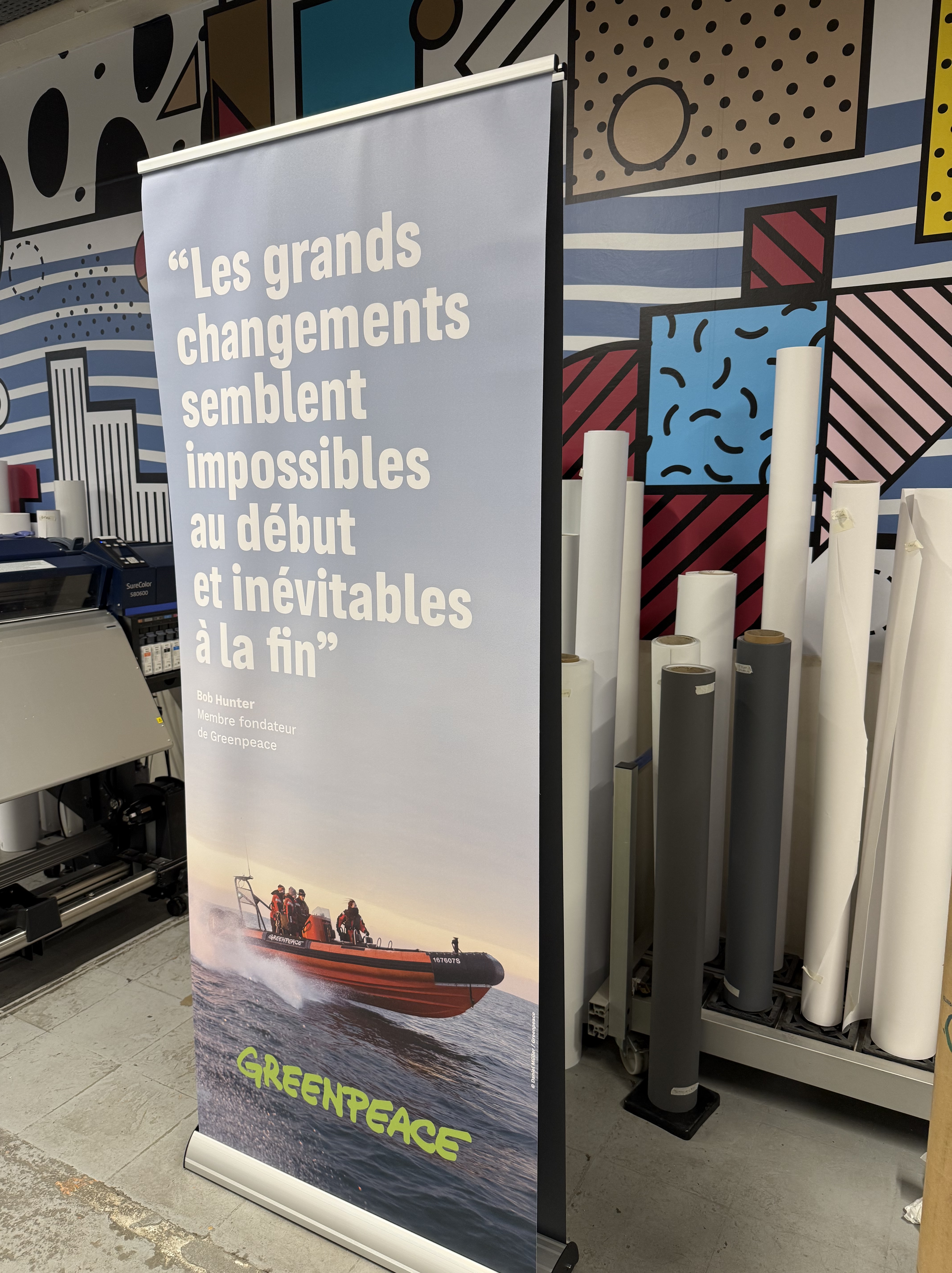 Structure reutilisable Greenpeace