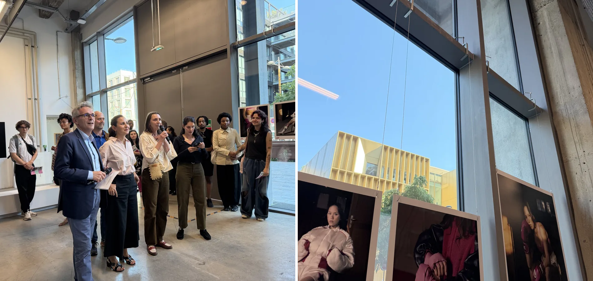 Vernissage et photographies présentées lors de l'exposition VizuVizu à Pantin